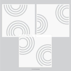 Concord & 9th 3pc Stencil Radiating Circles