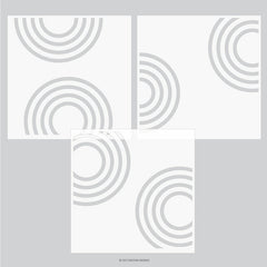 Concord & 9th Stencil Radiating Circles