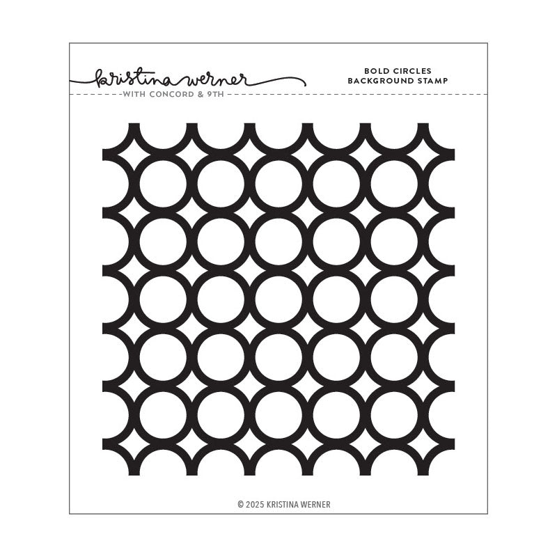 Concord & 9th Clear Stamps Bold Circles Background