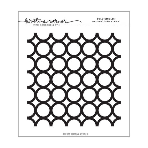 Concord & 9th Clear Stamps Bold Circles Background