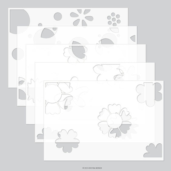 Concord & 9th Stencil Blissful Blooms