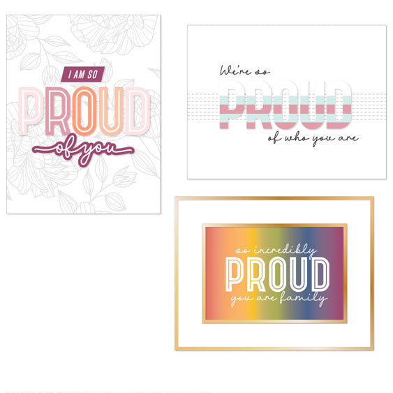 Concord & 9th Clear Stamps Proud Words