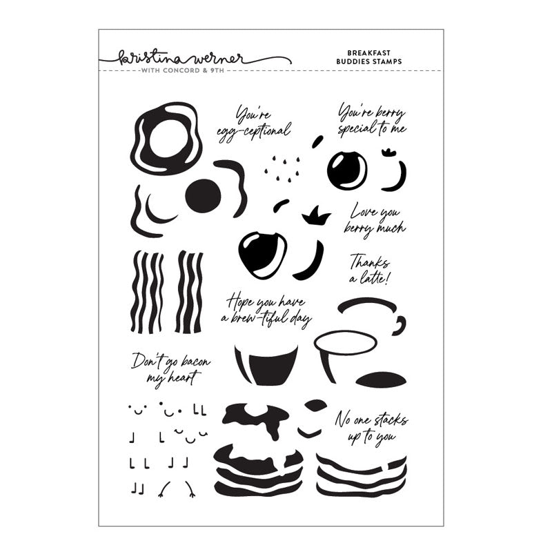 Concord & 9th Clear Stamps Breakfast Buddies