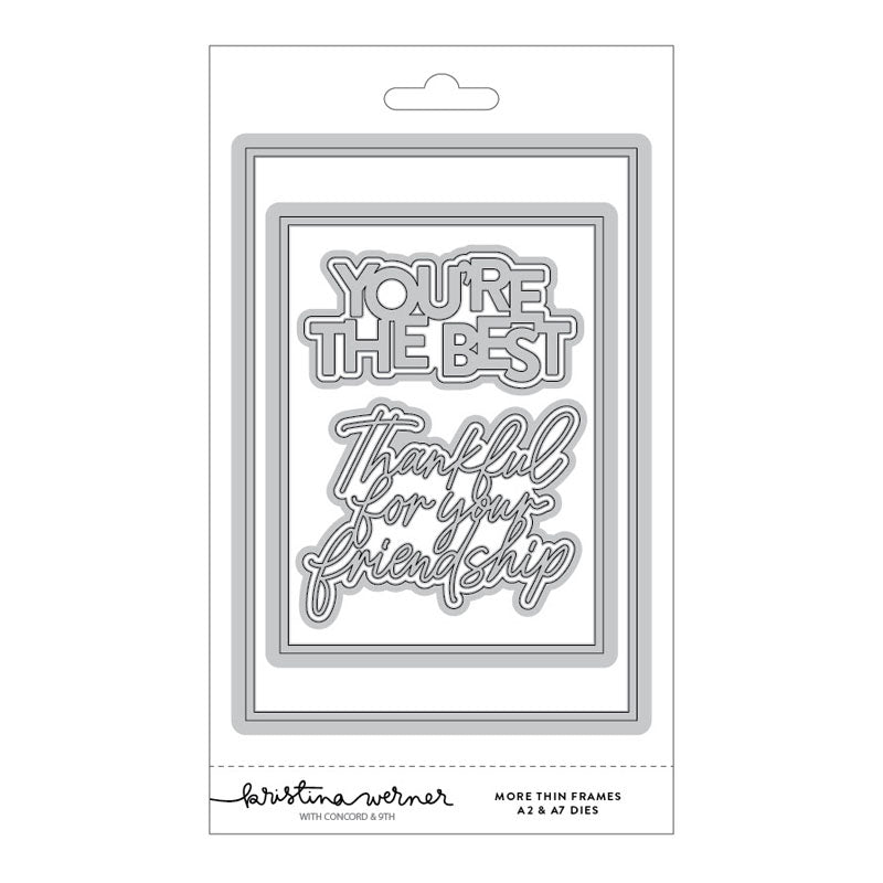 Concord & 9th Dies More Thin Frames