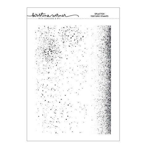 Concord & 9th Clear Stamps Splatter Texture