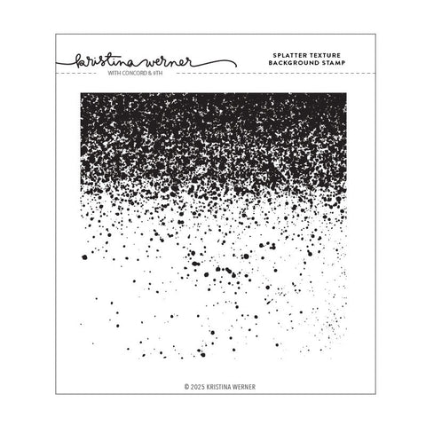 Concord & 9th Cling Stamp Splatter Texture Background