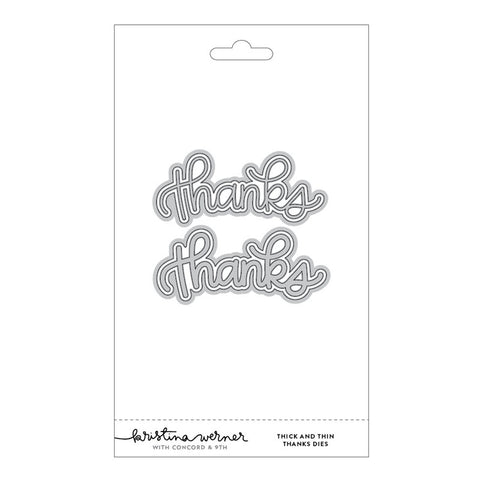 Concord & 9th Dies Thick and Thin Thanks