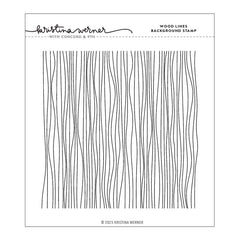 Concord & 9th Cling Stamp Wood Lines Background