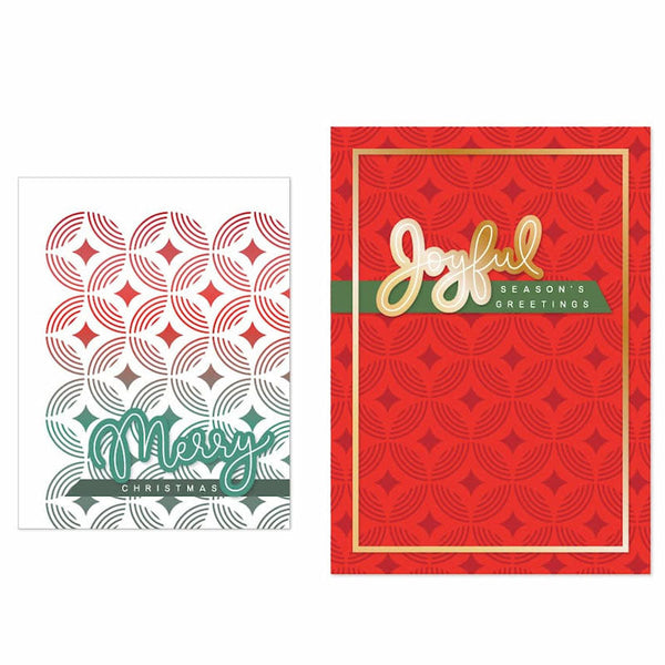 Concord & 9th Cling Stamp Deco Star Easy Repeat