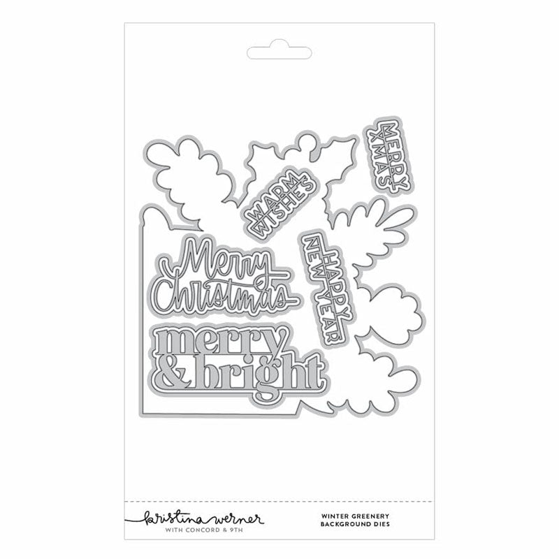 Concord & 9th Dies Winter Greenery Background