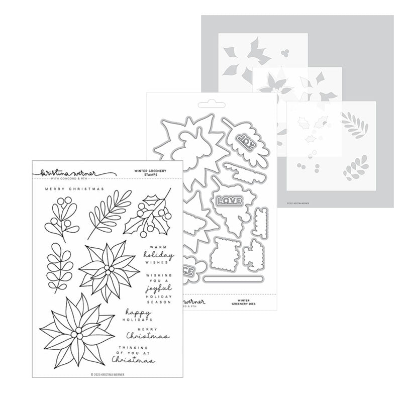 Concord & 9th 3pc Winter Greenery