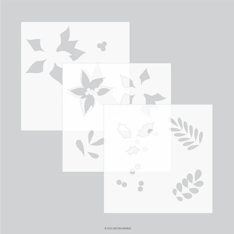 Concord & 9th Stencil Winter Greenery