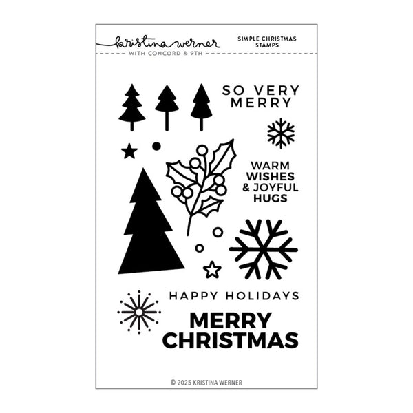 Concord & 9th Clear Stamps Simple Christmas
