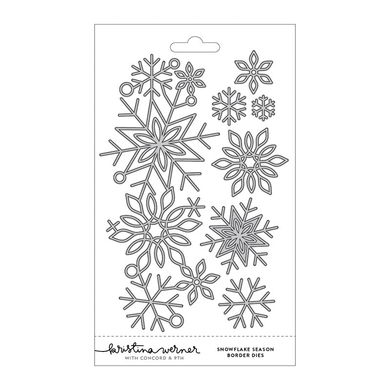 Concord & 9th Dies Snowflake Season Border