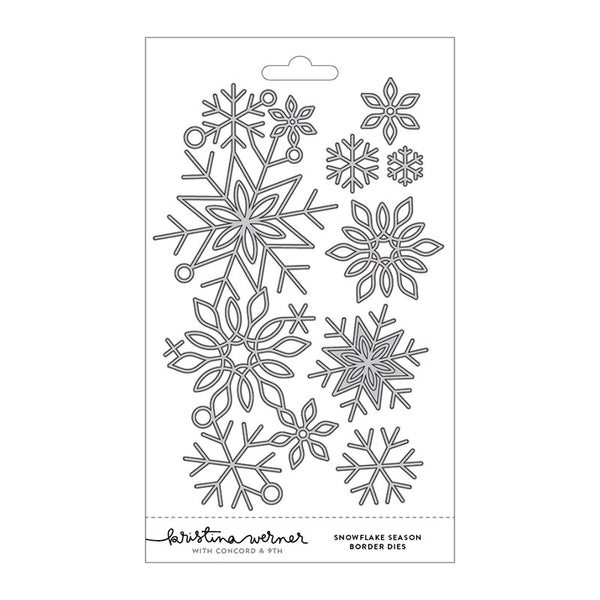 Concord & 9th Dies Snowflake Season Border