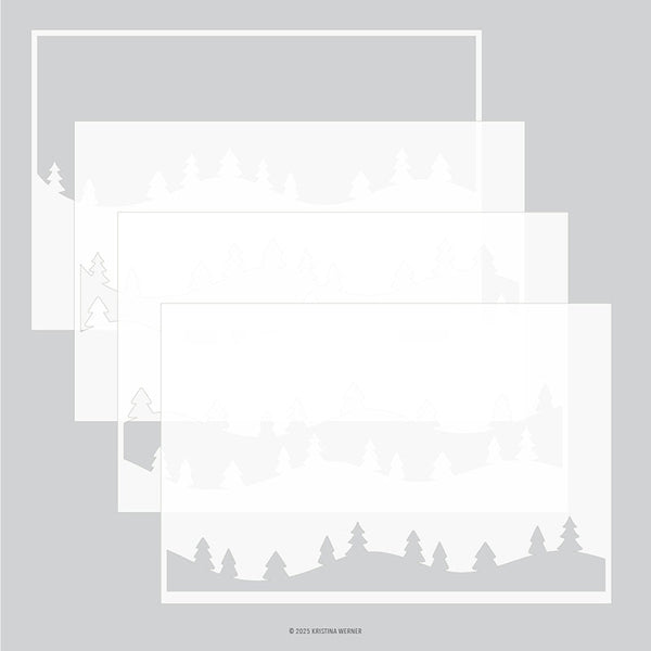 Concord & 9th Stencil Trees and Forest