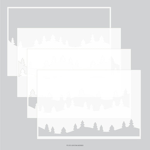 Concord & 9th Stencil Trees and Forest