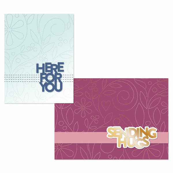 Concord & 9th Cling Stamp Easy Repeat Stitched Vines