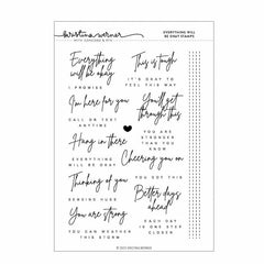 Concord & 9th Clear Stamps Everything Will Be Okay