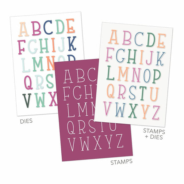 Concord & 9th Clear Stamps Lucky Alpha