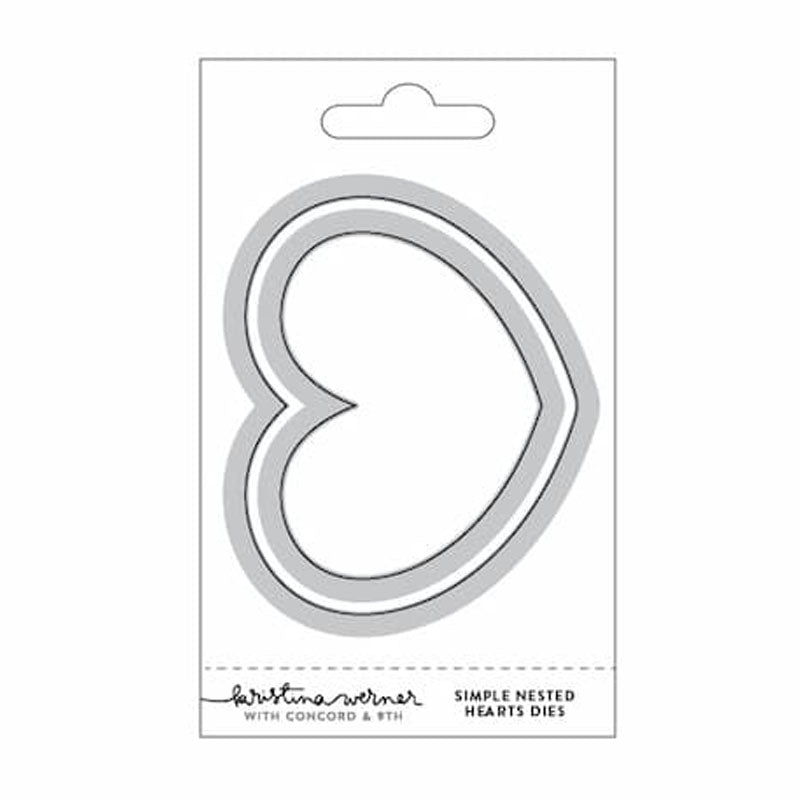 Concord & 9th Dies Simple Nested Hearts