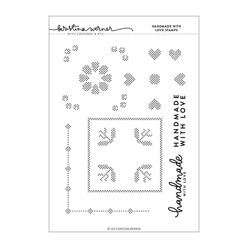 Concord & 9th Clear Stamps Handmade With Love