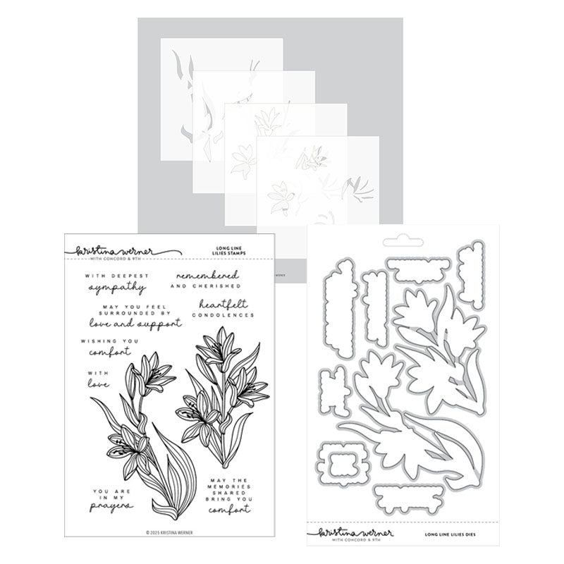 Concord & 9th 3pc Long Line Lilies