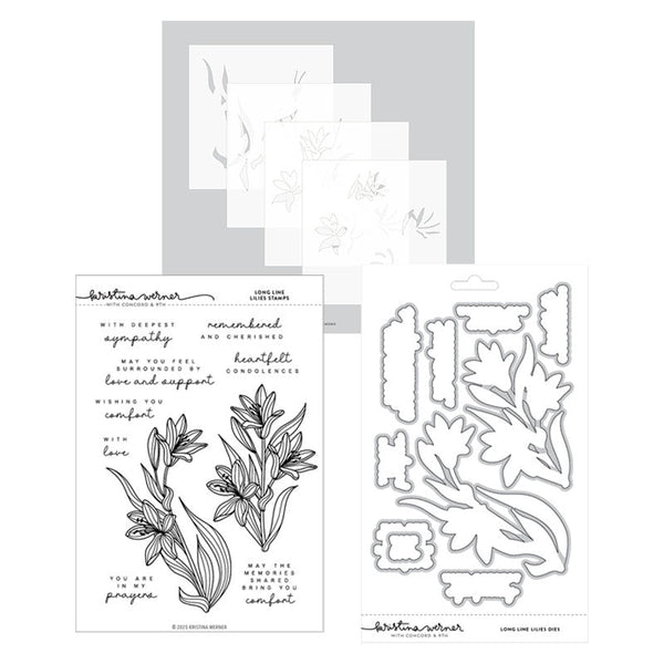 Concord & 9th 3pc Long Line Lilies