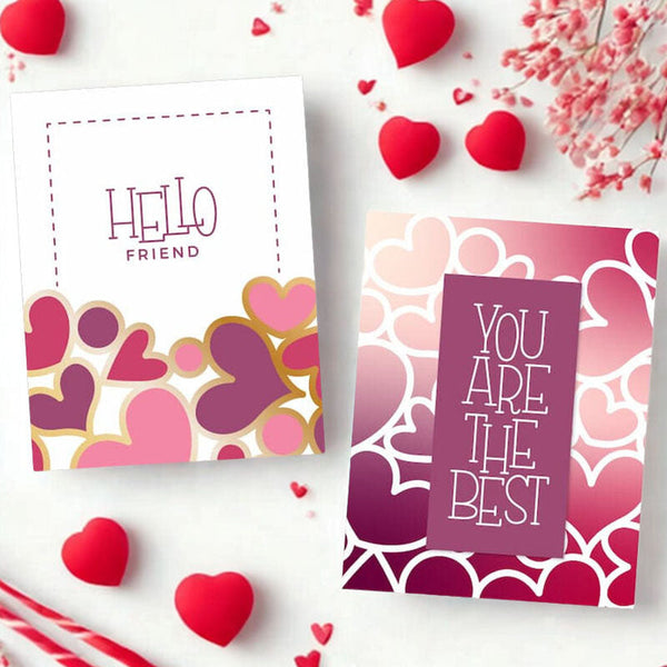 Concord & 9th Cling Stamp Jumble of Hearts