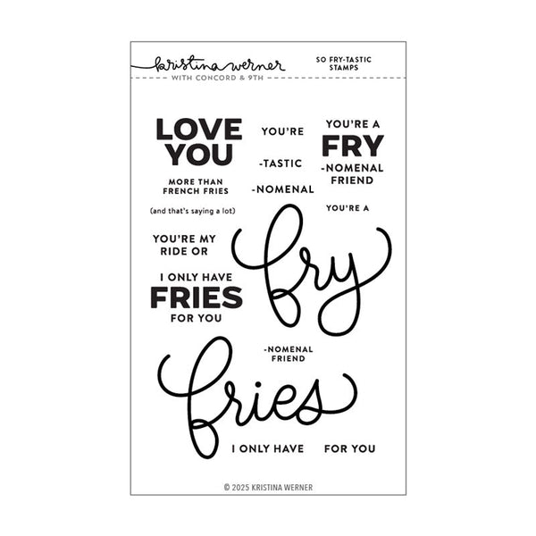Concord & 9th Clear Stamps So Fry-tastic