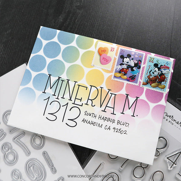 Concord & 9th Clear Stamps Lucky Numbers