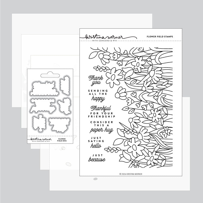 Concord & 9th 3pc Flower Field