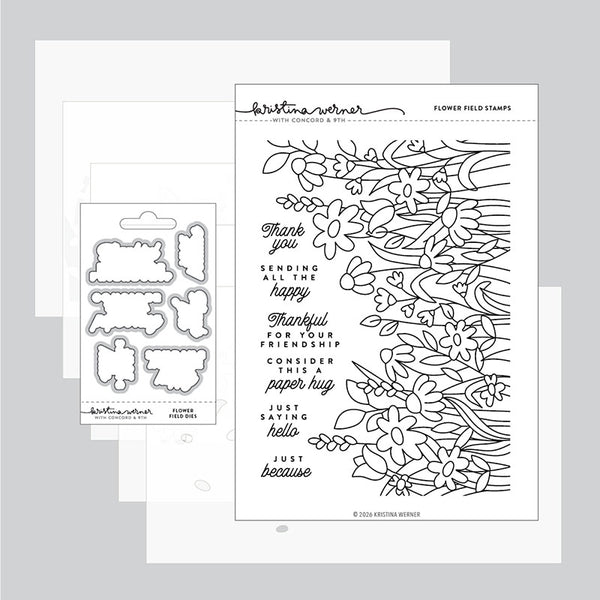 Concord & 9th 3pc Flower Field