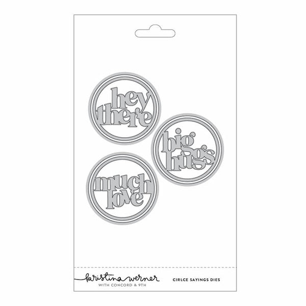 Concord & 9th Dies Circle Sayings