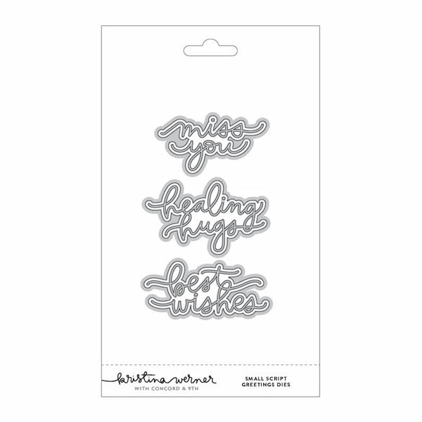 Concord & 9th Dies Small Script Greetings