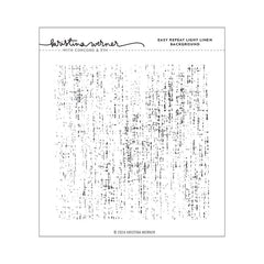 Concord & 9th Cling Stamp Easy Repeat Light Linen Background