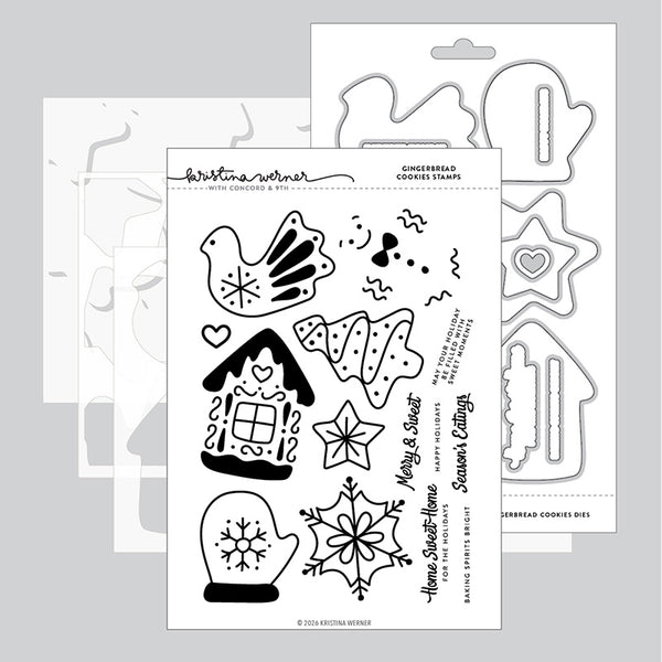 Concord & 9th 3pc Gingerbread Cookies