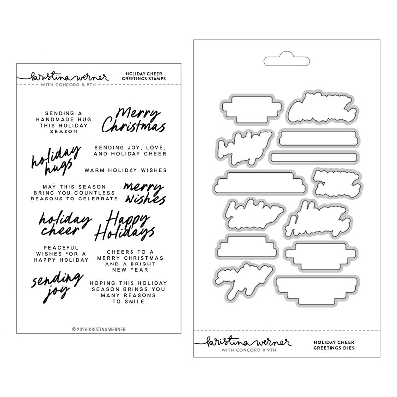 Concord & 9th 2pc Holiday Cheer Greetings