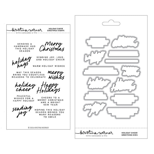 Concord & 9th 2pc Holiday Cheer Greetings