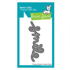 Lawn Fawn Dies Scripty Smile