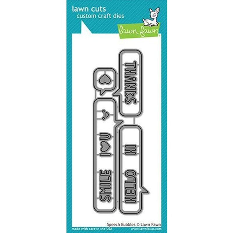 Lawn Fawn Dies Speech Bubbles