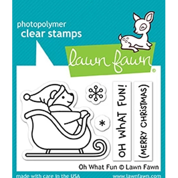 Lawn Fawn Clear Stamps Oh What Fun