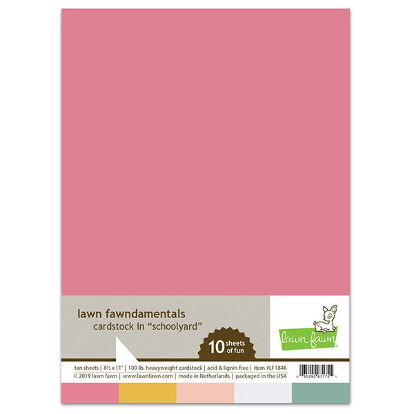 Lawn Fawn Cardstock 8.5x11 Schoolyard