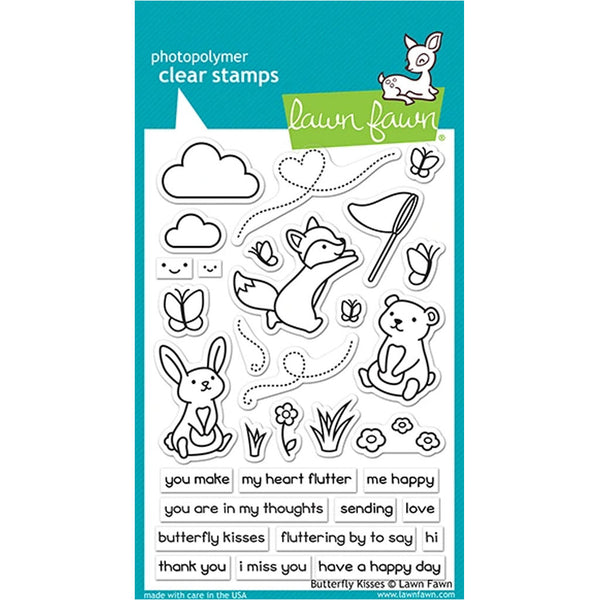 Lawn Fawn Clear Stamps Butterfly Kisses