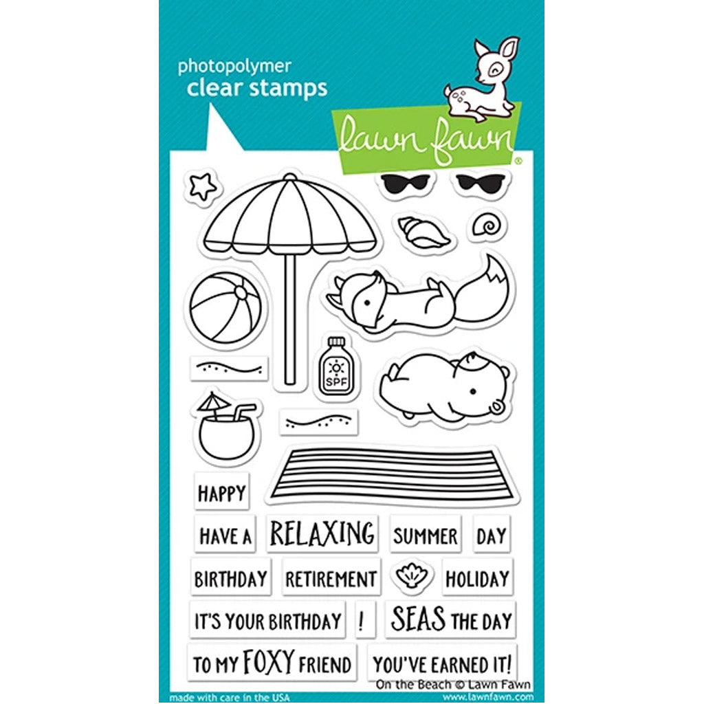 Lawn Fawn Clear Stamps On The Beach