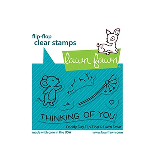 Lawn Fawn Clear Stamps Dandy Day Flip-Flop