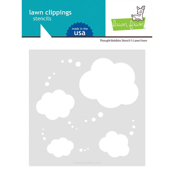 Lawn Fawn Stencil Thought Bubbles