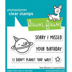 Lawn Fawn Clear Stamps Year Eleven