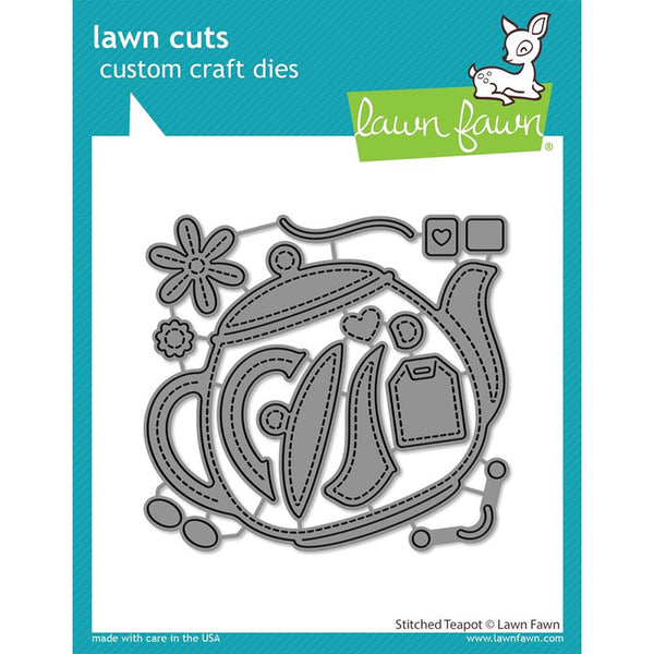 Lawn Fawn Dies Stitched Teapot
