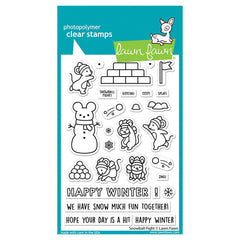 Lawn Fawn Clear Stamps Snowball Fight